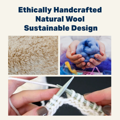 Handmade Wool Indoor Slippers – Natural Felt House Shoes Peackock Green