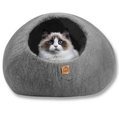 Haussimple Wool Cat Cave Pet House