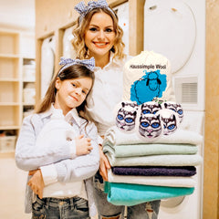 Haussimple Wool Dryer Balls Gray Cat 6-Count