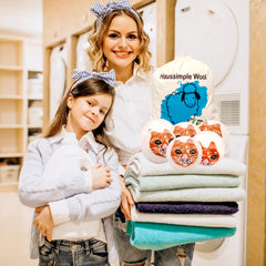 Haussimple Wool Dryer Balls Orange Cat 6-Count