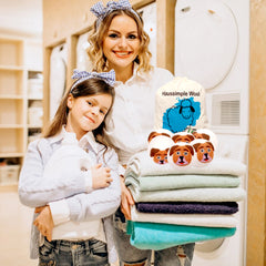 Haussimple Wool Dryer Balls Orange Dog 6-Count