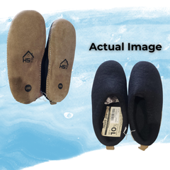 Haussimple Clearance Wool Slippers Black- Like New