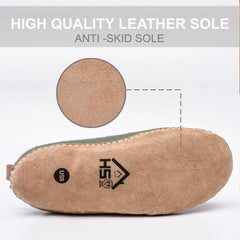 Warm Cozy Wool Indoor Slippers Unisex for Men & Women