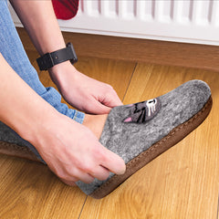 Unisex Wool Slippers Cozy Winter Footwear for Men & Women Cat Dog Print