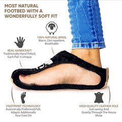 Unisex Indoor Wool Slippers Cat Dog & Panda Print