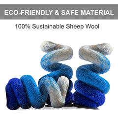 Wool Cat Spring Toys Set of 3 Fun Play for Kittens Interactive Toy Organic Felt