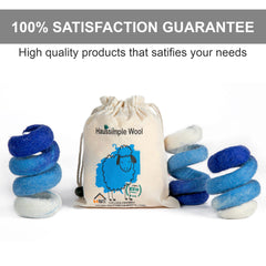 Wool Cat Spring Toys Set of 3 Fun Play for Kittens Interactive Toy Organic Felt