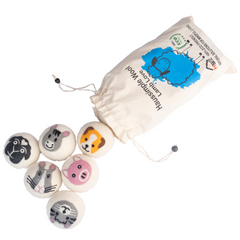 Farm Pet Wool Dryer Balls XL Organic Laundry Fabric Softener 6-Pack