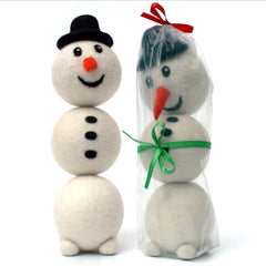 Snowman Wool Dryer Balls ( Pack of 3 )