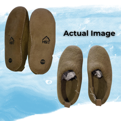 Haussimple Clearance Wool Slippers Beige -Good