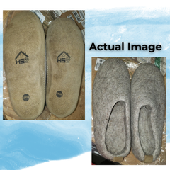 Haussimple Clearance Wool Slippers Gray - Good