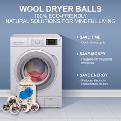 Organic Wool Dryer Balls Cat Pack of 6